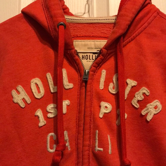 Women’s Orange M Hollister Hoodie - Picture 2 of 4